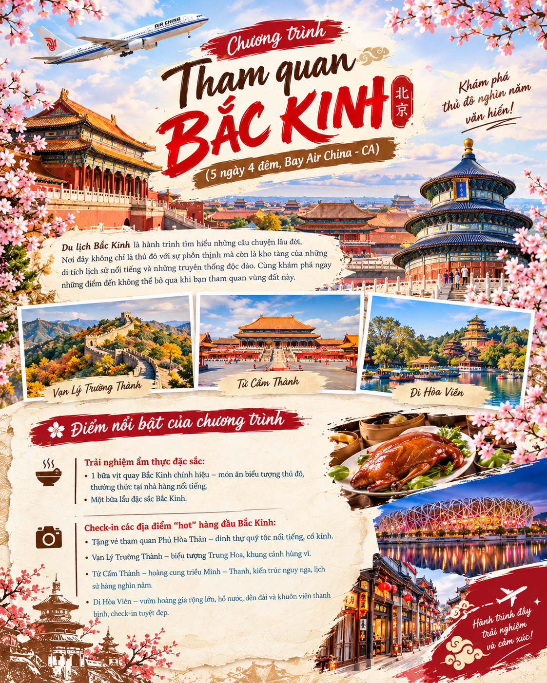 Hành trình khám phá Bắc Kinh rực rỡ