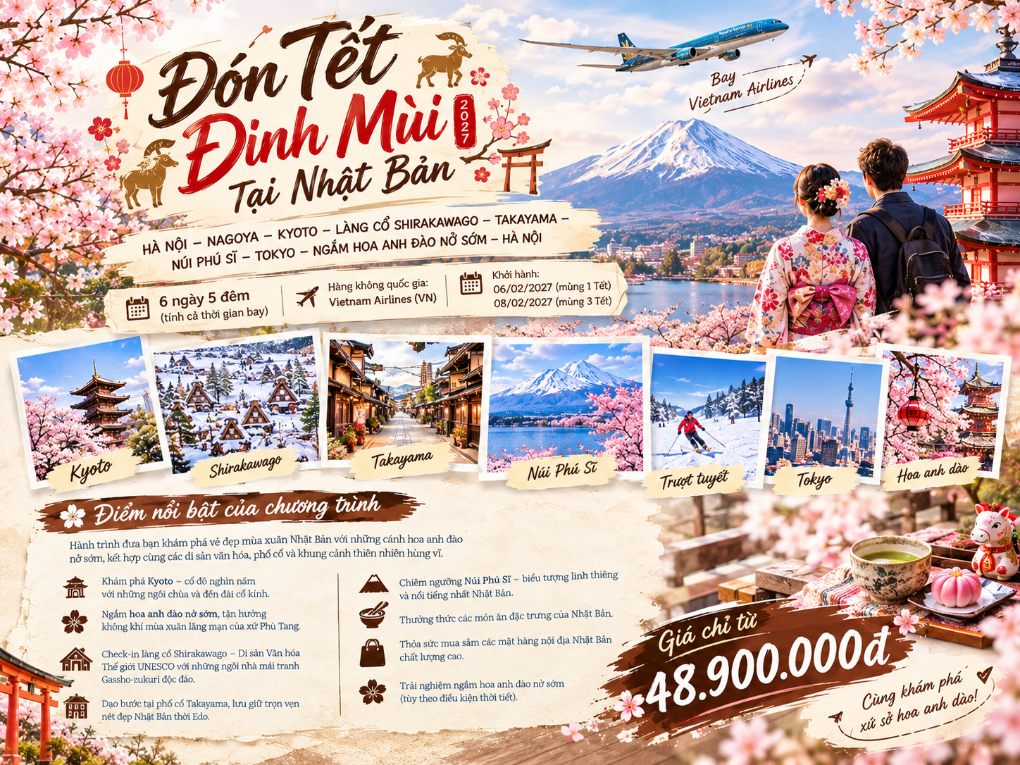 Tết Nhật Bản  Hành Trình Hoa Anh Đào