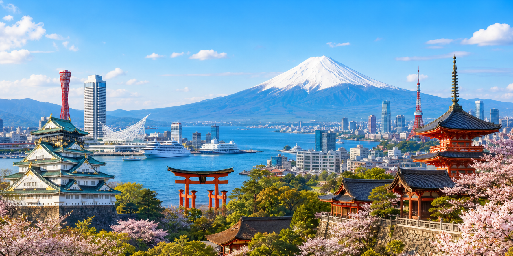 Osaka Kyoto Fuji Tokyo tour cover