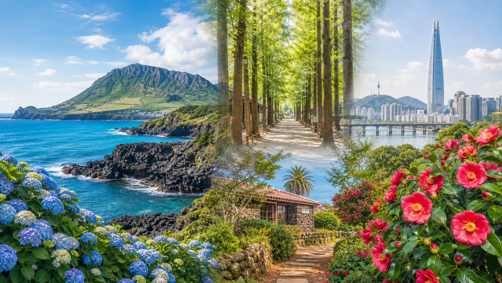 Seoul Jeju Nami Camellia Hill tour cover
